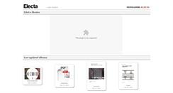 Desktop Screenshot of gallery.electaweb.it
